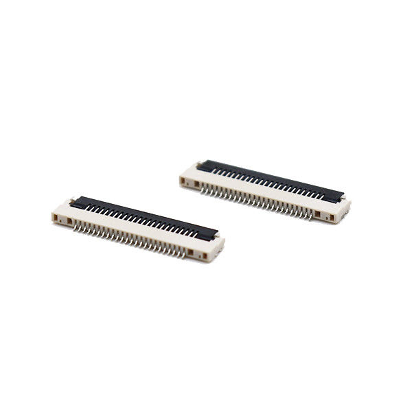 Dual Bottom Contact Precision FFC FPC Connector 1.2mm Height With Flip Lock
