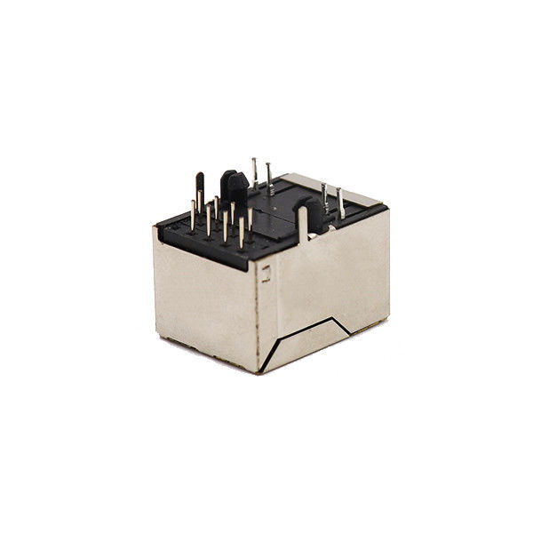 1x1 Port Shielded Female Jack 8P8C RJ45 Connector With Led Modular Jack