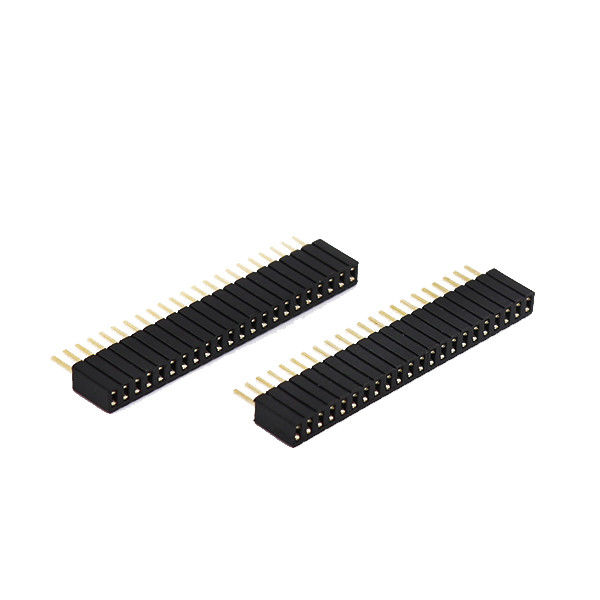 PCB 1.27 Mm Female Header Single Row Straight DIP Type