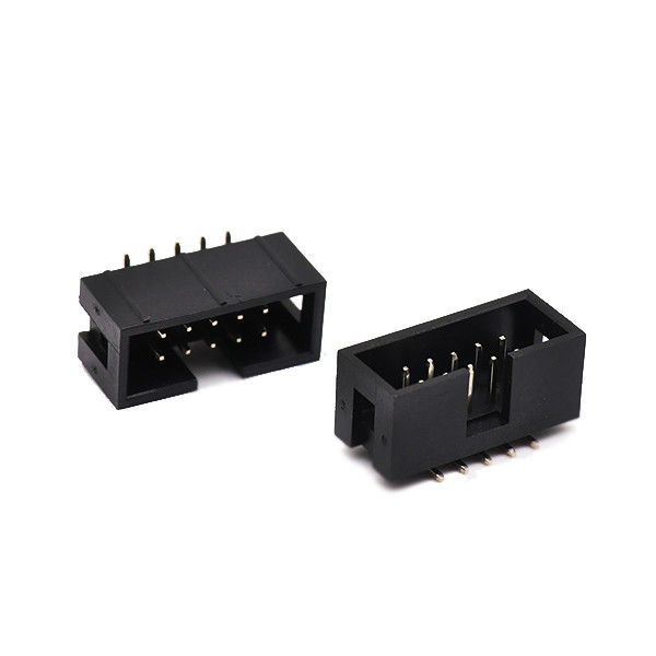 90 Degree Female Box Header Connector 2.54mm Double Row SMT Surface Mount Pin Header