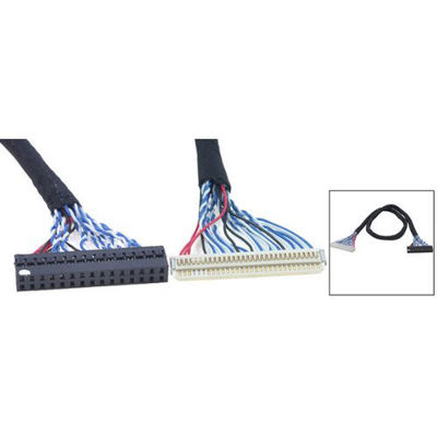 30 Pin 2ch 8bits LVDS Connector Cable For LCD Panel Display