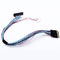 30 Pin 2ch 8bits LVDS Connector Cable For LCD Panel Display