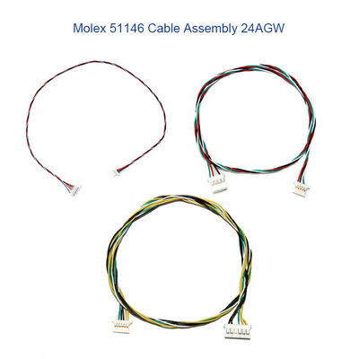 5P 6P Electric Wire Harness MOLEX 51146 1.25mm With A1254 SMD Housing Holder