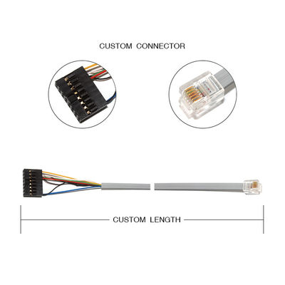 Molex 90142 Series Custom Wire Harness C-Grid III To RJ12 Connector