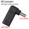 USB Type C Female To DC 5525 Male Converter PD Decoy Spoof Trigger Plug Jack