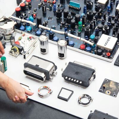 USB Plug Type C Male Connector Charging Port Fast Transmission Speed 5A