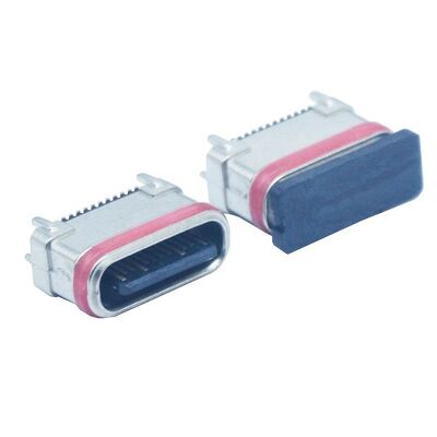 Brass Copper USB Type C Male Connector With LED Light For SAMSUNG HUAWEI