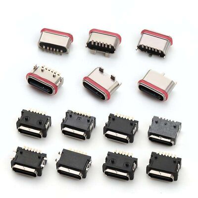 USB Type C 16Pin IPX7 Waterproof  SMD