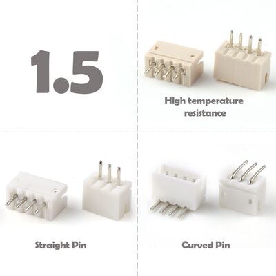 5A Current Rating Wafer Box Connector with Solder Termination Style -40 To 85 Degrees Celsius Temperature Range
