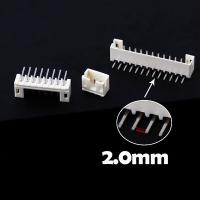 5A Current Rating Wafer Box Connector with Solder Termination Style -40 To 85 Degrees Celsius Temperature Range