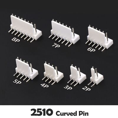 2.54 Wire to Board Wafer Connector Lcp Vertical 90 Degree Jst 2.5mm Smt Pcb Connector