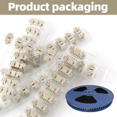 Wire to Board Smd Connector PH 2.0mm 6pins SMT Vertical Wafer Connector with Cover
