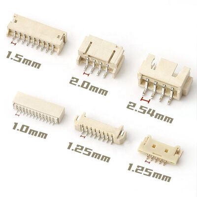 Solder Termination Style Wafer Box Connector 5A Current Rating for Connection in Industrial Applications