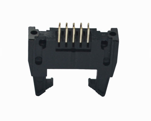 Gold Plated PCB Board To Wire Connectors Ejector 2.0mm DIP IDC Male Connector