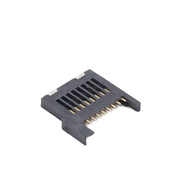 T Flash SMT Micro SD Memory Card Connectors 8 pin With Full Plastic Shell