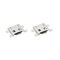 Sink Type Panel Mount Micro USB Female Charging Socket Connector 1.17mm SMT