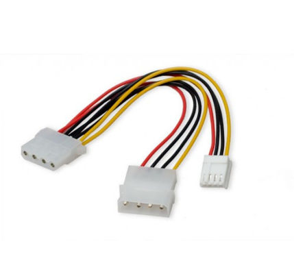 4Pin Molex Floppy Disk Drive Power PCB Connector Cable 5.08mm Pitch