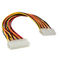 JST 2.54mm 24P Male To Female Cable Assembly For Electronic Power Supply