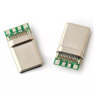12pin USB 3.1 USB C Male Connector Solder Wire PCB USB Plug Interface