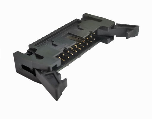 OEM UL94V-0 Long Ear Ejector Shroud Header Connector DIP Straight Type
