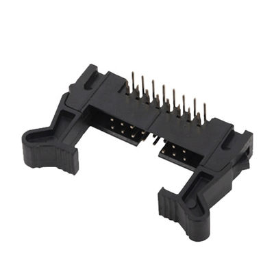 Shrouded Ejector Dual Row Pin Header Right Angle Header Connector 2.0mm Pitch 32p