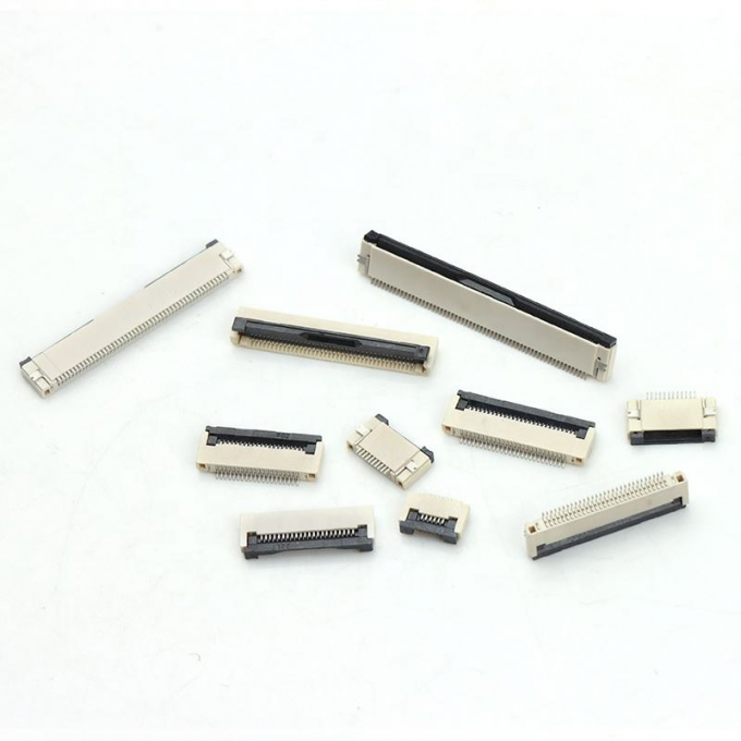 Locktype Fpc Connector FPC Connector Horizontal Flip-lock ZIF Type H2.0mm 4-60pin 0.5mm Pitch ...